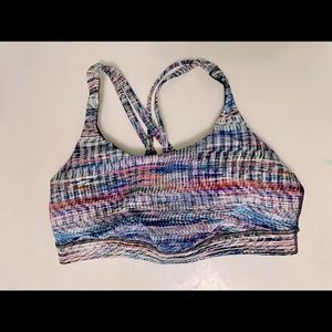 Lululemon energy bra multi color